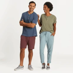 Unisex SolidCrusher-LITE Henley -New Navy Shop 98237 7 lg