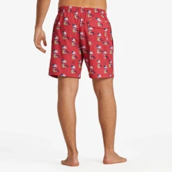 New Navy Shop -New Navy Shop Jake and Rocket Flag Mens Swim Trunk LG3ST05247B 2 lg