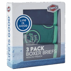 Men's Vintage Coin 3-Pack Boxer Brief -New Navy Shop LGM221PB02014 3 lg