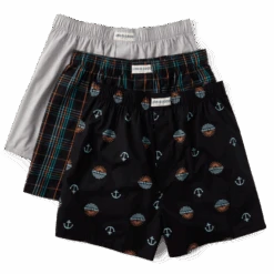 Men's Sun & Sea Anchor 3-Pack Boxer