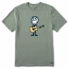 Men's Jake Guitar Short Sleeve Tee -New Navy Shop Mens 2001 Jake Guitar Short Sleeve CrusherLITE Tee 102858 1 lg