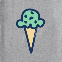 Men's Ice Cream Cone Short Sleeve Tee -New Navy Shop Mens 2005 Ice Cream Cone Short Sleeve CrusherLITE Tee 102837 2 lg