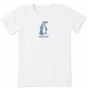 Men's Stay Cool Proud Penguin Short Sleeve Tee -New Navy Shop Mens 2007 Stay Cool Penguin Short Sleeve CrusherLITE Tee 102828 1 lg