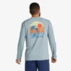 Men's Arched Palm And Sun Long Sleeve Active Tee -New Navy Shop Mens Arched Palm and Sun Long Sleeve Active Tee 99723 1 lg