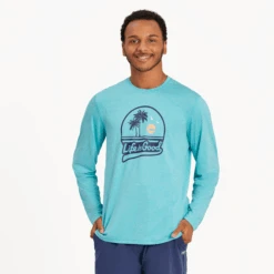 Men's Ballyard Beach Long Sleeve Active Tee