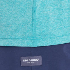 Men's Ballyard Beach Long Sleeve Active Tee -New Navy Shop Mens Ballyard Beach Long Sleeve Active Tee 89598 4 lg