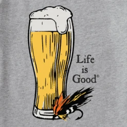 Men's Beer Fly Short SleeveTee -New Navy Shop Mens Beer Fly Short Sleeve Crusher Tee 112021 2 lg