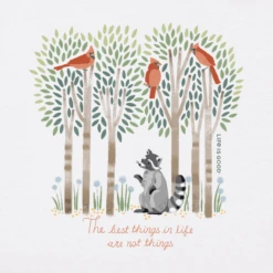 Men's Best Things In Life Raccoon Short SleeveTee 5 Men's Best Things In Life Raccoon Short SleeveTee -New Navy Shop Mens Best Things In Life Raccoon Short Sleeve CrusherLITE Tee 92645 2 lg