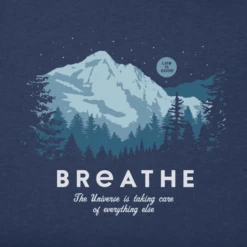 Men's Breathe Universe Crusher Tee -New Navy Shop Mens Breathe Universe Crusher Tee 76021 2 lg