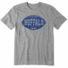 Men's Buffalo Football Crusher Tee 1 Men's Buffalo Football Crusher Tee -New Navy Shop Mens Buffalo Football Crusher Tee 86330 1 lg