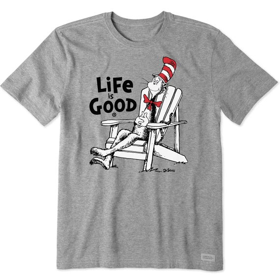 Men's Cat In The Hat Adirondack Short SleeveTee 3 Men's Cat In The Hat Adirondack Short SleeveTee