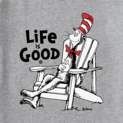 Men's Cat In The Hat Adirondack Short SleeveTee 5 Men's Cat In The Hat Adirondack Short SleeveTee -New Navy Shop Mens Cat in the Hat Adirondack Short Sleeve CrusherLITE Tee 107258 2 lg