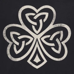 Men's Celtic Irish Clover Short SleeveTee -New Navy Shop Mens Celtic Irish Clover Short Sleeve Crusher Tee 112587 2 lg