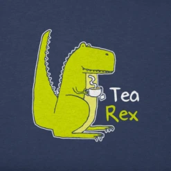 Men's Clean Tea RexCrusher Tee -New Navy Shop Mens Clean Tea Rex Short Sleeve Crusher Tee 125042 2 lg