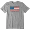 Men's Corn Dog Flag Short SleeveTee -New Navy Shop Mens Corn Dog Flag Short Sleeve CrusherLITE Tee 101755 1 lg