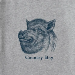 Men's Country Boy Short SleeveTee -New Navy Shop Mens Country Boy Short Sleeve CrusherLITE Tee 103942 2 lg