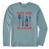 Men's Dad LIG Grilling Long Sleeve Crusher Tee