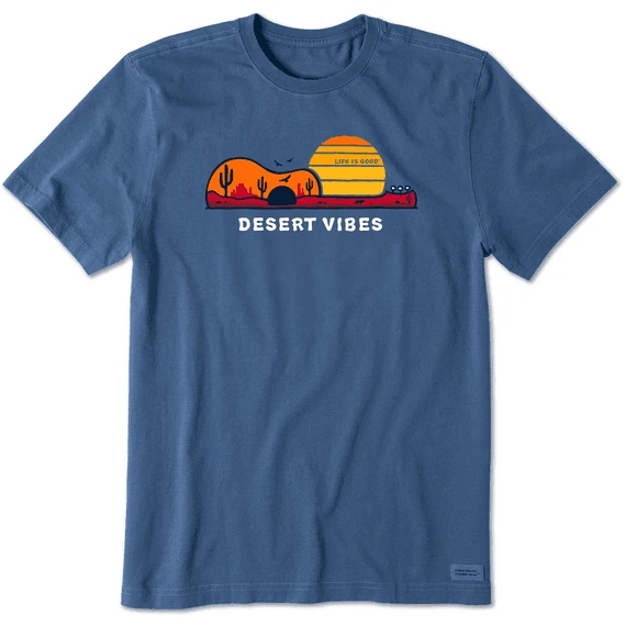 Men's Desert Vibes Guitarscape Short Sleeve Tee 3 Men's Desert Vibes Guitarscape Short Sleeve Tee