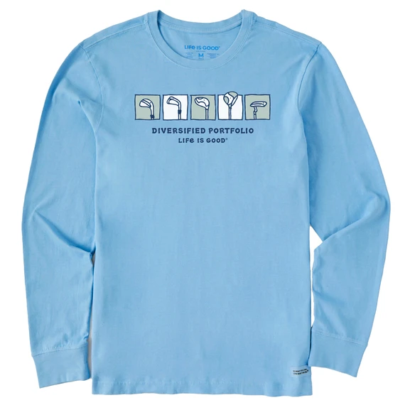Men's Diversified Portfolio Golf Clubs Long Sleeve Crusher Tee 3 Men's Diversified Portfolio Golf Clubs Long Sleeve Crusher Tee