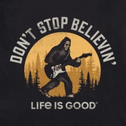 Men's Dont Stop Believin Bigfoot Crusher Tee -New Navy Shop Mens Dont Stop Believin Bigfoot Crusher Tee 76319 2 lg