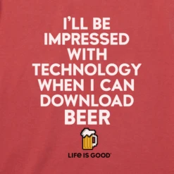 Men's Download Beer Crusher Tee -New Navy Shop Mens Download Beer Crusher Tee 81533 2 lg