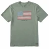 Men's Dreamy Home Sweet Home Flag Short SleeveTee