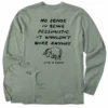 Men's E No Sense Long Sleeve Crusher Tee