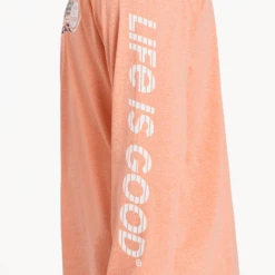 Men's Energetic Coin Long Sleeve Active Tee -New Navy Shop Mens Energetic Coin Long Sleeve Active Tee 89599 4 lg