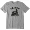 Men's Father Mows Best Mower Short Sleeve Tee