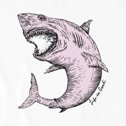 Men's Fineline Fierce Shark Short SleeveTee -New Navy Shop Mens Fineline Fierce Shark Short Sleeve Crusher Tee 124406 2 lg