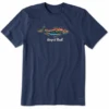Men's Fish Mountain Scene Short SleeveTee
