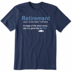 Men's Fish Retirement Defined Short SleeveTee
