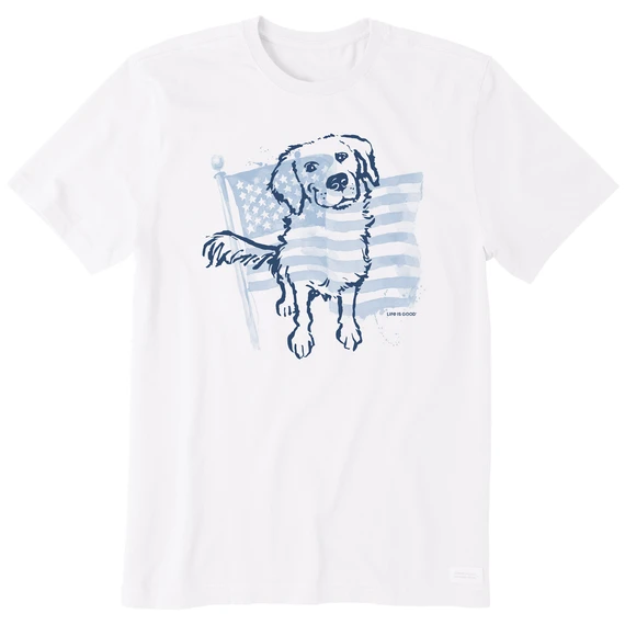 Men's Flag RetrieverCrusher Tee 3 Men's Flag RetrieverCrusher Tee