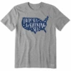 Men's From Sea To Shining Sea Short SleeveTee -New Navy Shop Mens From Sea To Shining Sea Short Sleeve CrusherLITE Tee 97988 1 lg