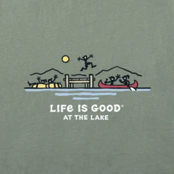 Men's Fun At The Lake Crusher Tee -New Navy Shop Mens Fun at the Lake Crusher Tee 84438 2 lg