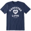 Men's Gangster Of Love Heart Short SleeveTee