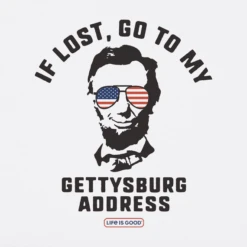 Men's Gettysburg Address Crusher Tee -New Navy Shop Mens Gettysburg Address Crusher Tee 72580 2 lg