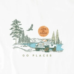 Men's Go Places SUV Short Sleeve Tee -New Navy Shop Mens Go Places SUV Crusher Tee 85331 2 lg