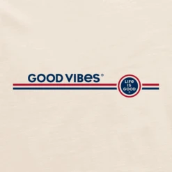 Men's Good Vibes Striped Coin Short Sleeve Tee -New Navy Shop Mens Good Vibes Striped Coin CrusherLITE Tee 81813 2 lg