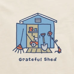 Men's Grateful Shed Short SleeveTee -New Navy Shop Mens Grateful Shed Short Sleeve CrusherLITE Tee 104170 2 lg
