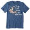 Men's Green Eggs Meow Short SleeveTee -New Navy Shop Mens Green Eggs Meow Short Sleeve CrusherLITE Tee 95938 1 lg
