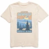 Men's Groovy Great Smoky Mountains Poster Short SleeveTee