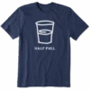 Men's Half Full Glass Crusher Tee -New Navy Shop Mens Half Full Glass Crusher Tee 70638 1 lg