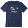 Men's Happy Hour Palm Sunset Short SleeveTee -New Navy Shop Mens Happy Hour Palm Sunset Short Sleeve CrusherLITE Tee 80443 1 lg