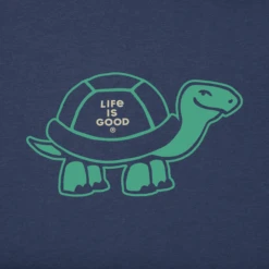 Men's Happy Turtle Short Sleeve Tee -New Navy Shop Mens Happy Turtle Short Sleeve Crusher Tee 90543 2 lg