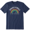 Men's Hawaii Rainbow Vibes Crusher Tee -New Navy Shop Mens Hawaii Rainbow Vibes Crusher Tee 85704 1 lg