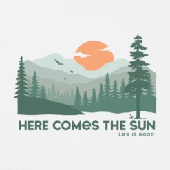 Men's Here Comes The Sun Evergreens Crusher Tee -New Navy Shop Mens Here Comes The Sun Evergreens Crusher Tee 71454 2 lg