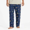 Men's Holiday Gnome Beer Pattern Classic Sleep Pant -New Navy Shop Mens Holiday Gnome Beer Pattern Classic Sleep Pant 99815 1 lg