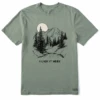 Men's I Like It Here Take It Outside Mountains Short SleeveTee 2 Men's I Like It Here Take It Outside Mountains Short SleeveTee -New Navy Shop Mens I Like it Here Take it Outside Mountains Short Sleeve Crusher Tee 113143 1 lg