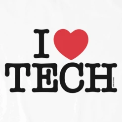 Men's I Love Tech Short SleeveTee -New Navy Shop Mens I Love Tech Short Sleeve CrusherLITE Tee 106999 2 lg